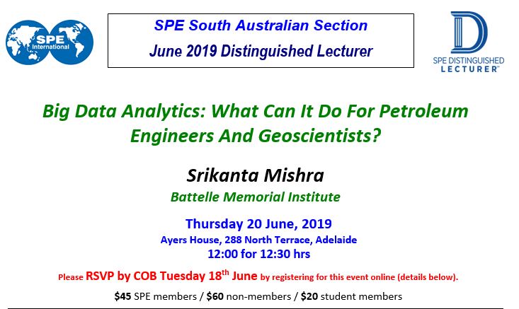 June 2019 SPE SA Technical Luncheon invitation June 2019 SPE SA Technical Luncheon invitation