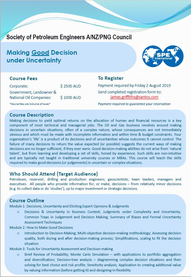 SPE PNG Training Course Flyer Page 2