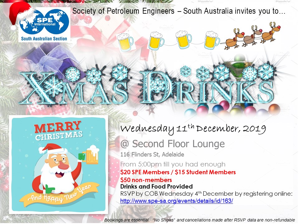 2019 Xmas Drinks Invitation