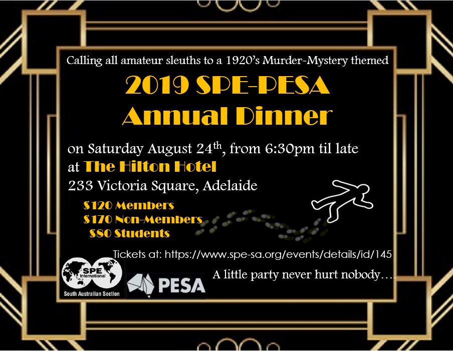 2019 SPE Annual Dinner Invitation